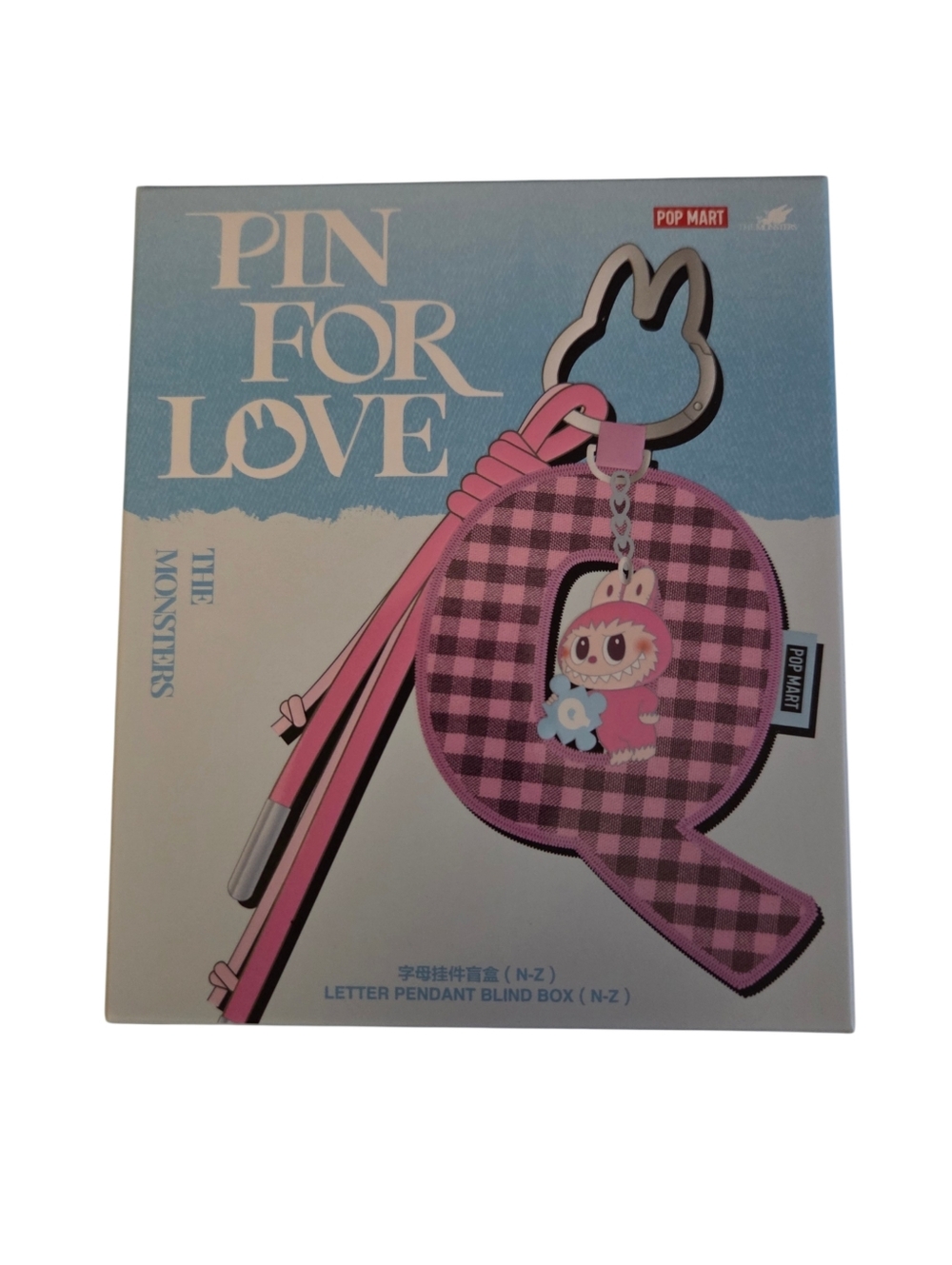 POP MART 100% Authentic Mini Labubu Unopened 'Blind' Box Pin For Love! Keychain